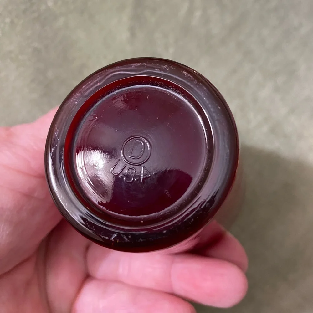 Kandili candleholder that circles the ruby glass ornate pattern #15